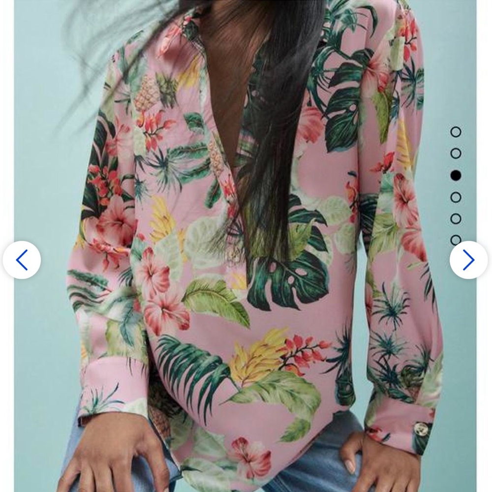 Zara Floral Blouse